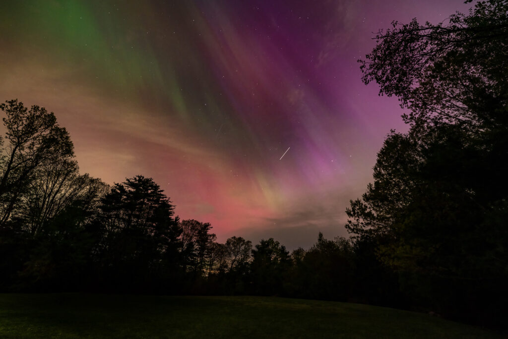 Nature Blog Aurora Borealis Northern Lights beautiful purples pinks greens in the starry sky