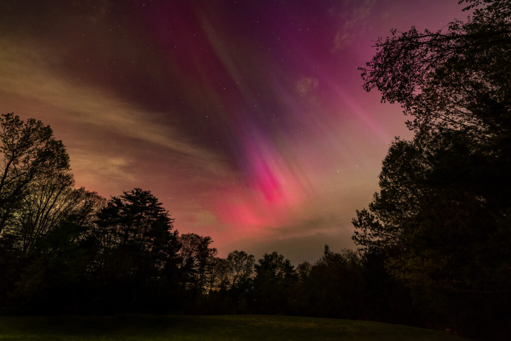 Nature Blog Aurora Borealis Northern Lights beautiful purples pinks greens in the starry sky